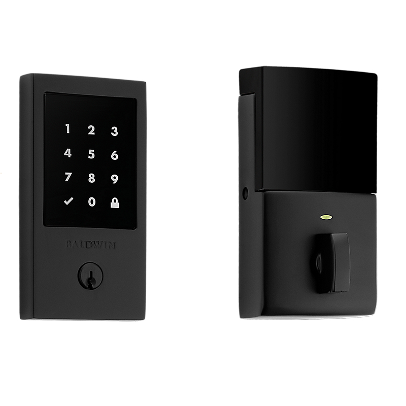 Baldwin Estate 8225.190 Minneapolis Touchscreen Electronic Deadbolt Satin Black