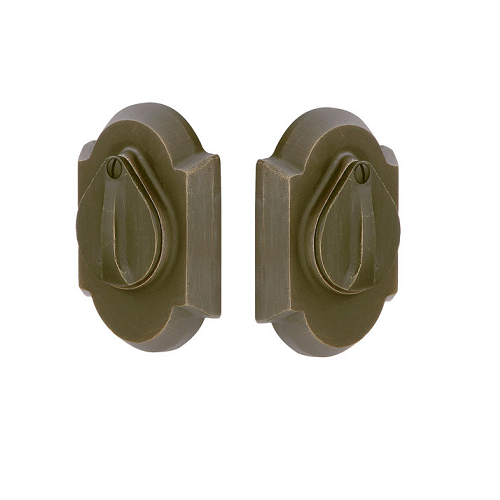 Emtek 8357 #1 Style Double Cylinder Deadbolt Medium Bronze (MB)