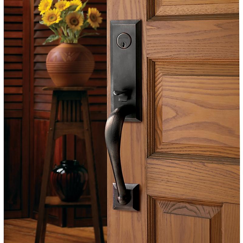 Baldwin Estate 85352 Cody 3/4 Handleset Distressed Oil Rubbed Bronze (402)