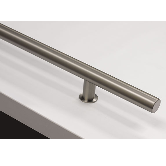 Emtek 86189 48" Long Door Pull shown in Stainless Steel