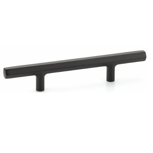 Emtek 86684 Urban Modern Hex Extended Cabinet Pull in Flat Black (US19)