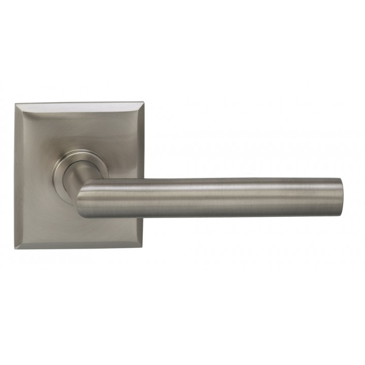 Omnia 912RT-15 Modern Door Lever Set with Rectangular Rose