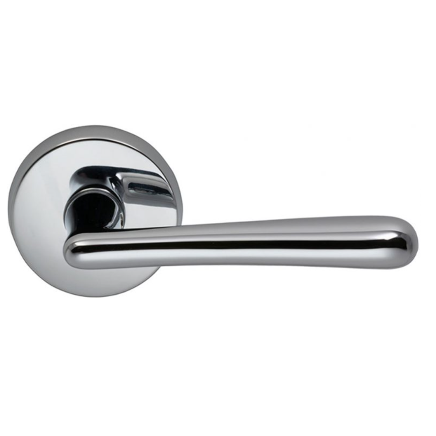 Omnia 915 Lever Latchset Polished Chrome (US26)