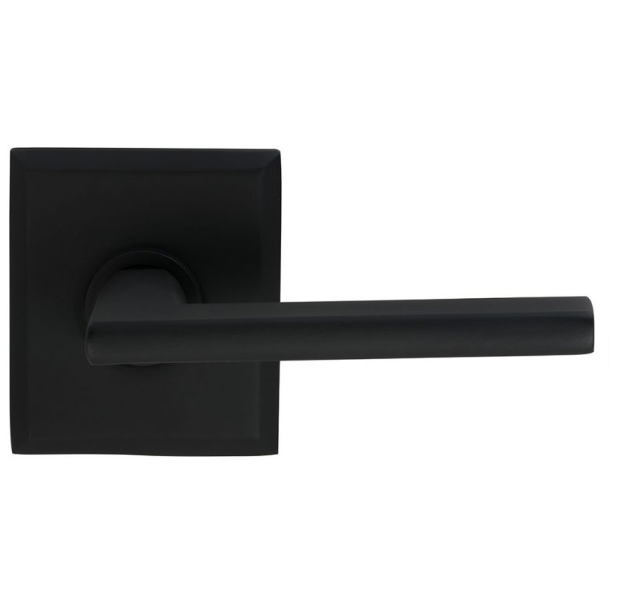 Omnia 925RT Contemporary Door Lever Set with Rectangular Rose Oil rubbed Bronze (US10B)