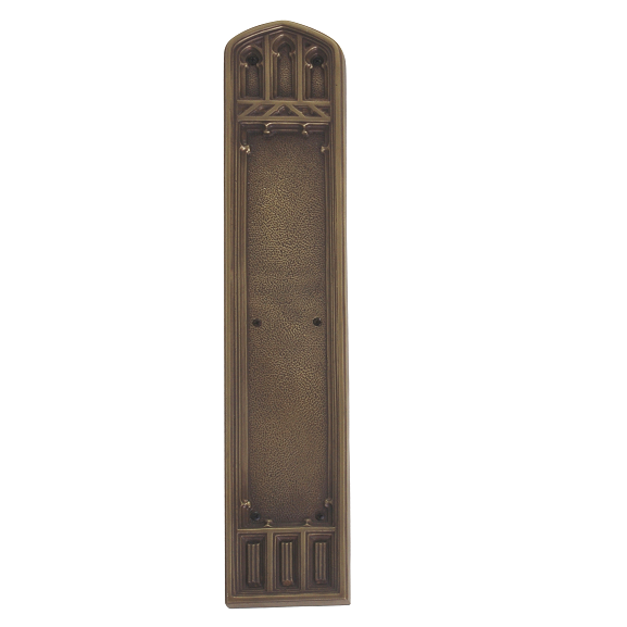 Brass Accents Renaissance Oxford Push Plate 