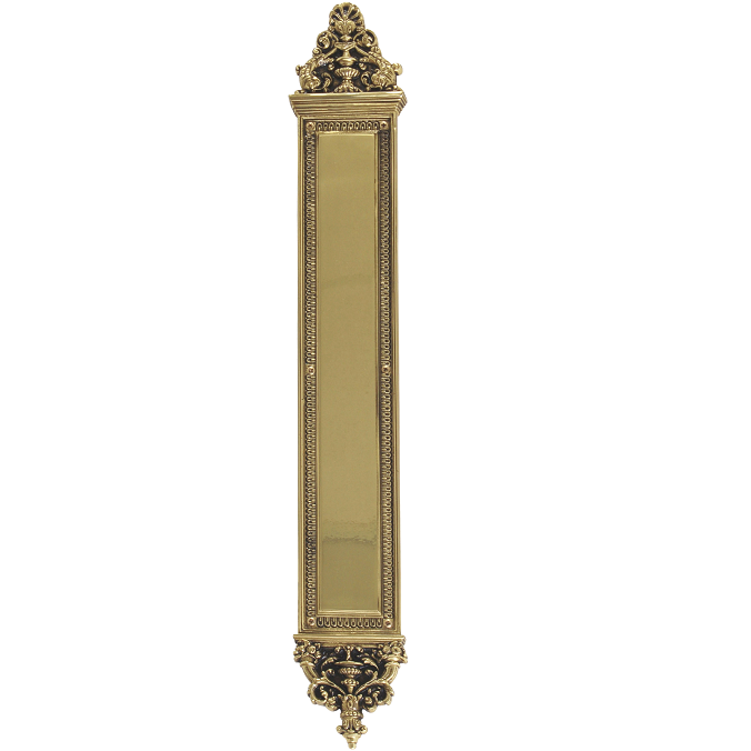 Brass Accents Renaissance Collection Apollo Push Plate 