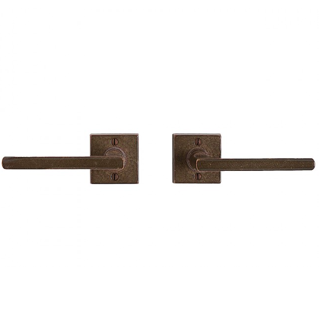 Rocky Mountain E204 Square Metro Escutcheon with Choice of Knob or Lever