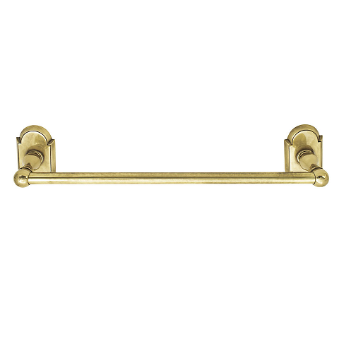 Emtek 26021, 26022, 26023, 26024 Brass Towel Bar with #8 Rose French Antique