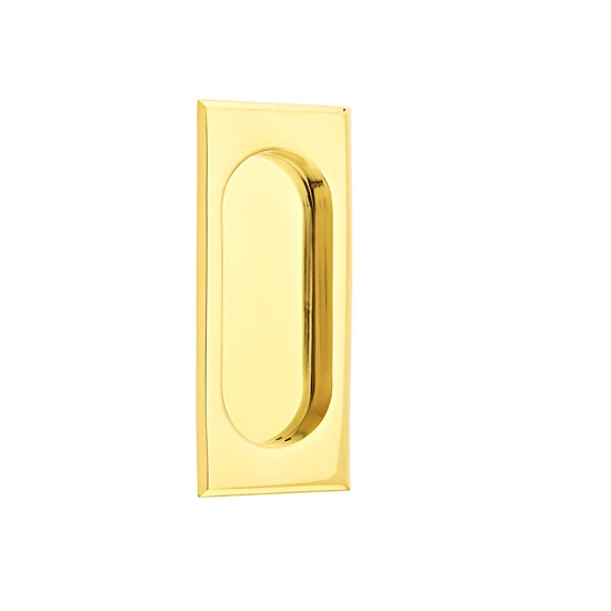 Emtek Rectangular Flush Pull Lifetime Brass (PVD)