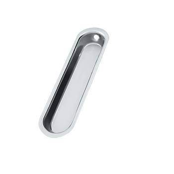 Deltana FP828-26 4" Flush Pull Polished Chrome