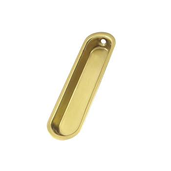 Deltana FP828 4" Flush Pull Polished Brass (3)