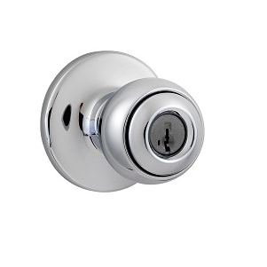 Kwikset 400P-SMT SmartKey Entry 26 Polished Chrome