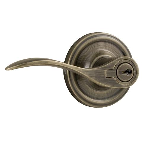 Weslock 640U Bordeau Keyed Entry Antique Brass (5)