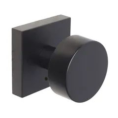 Weslock Transitional Collection 0710-4 Mesa Privacy Door Knob Set in Black