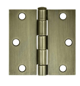 Deltana 3" x 3" Square Corner Residential Steel Hinges S33R