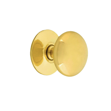 Nostalgic Warehouse CKBCLS Brass Cabinet Knob Polished Brass (PB)