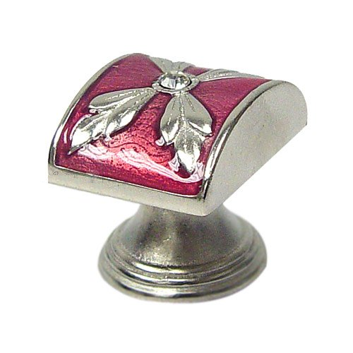 Emenee FAB1002-RS Faberge Parasol Cabinet Knob in Royal Silver