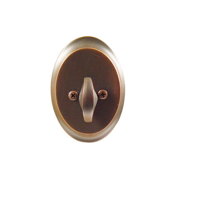 Emtek 8558 Saratoga Style Single Sided Deadbolt Oil Rubbed 